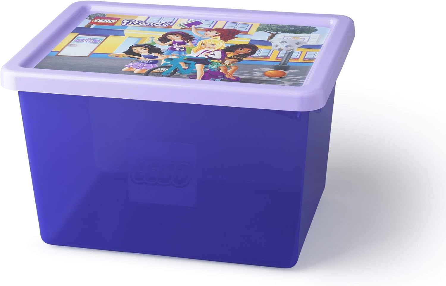LEGO Friends - Caja de almacenaje grande, color morado: Amazon.es: Hogar