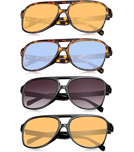 Amazon.com: Frienda 6 Pairs Oversized Sunglasses Vintage  display picture 3