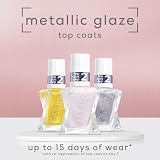 essie Gel Couture Metallic Glaze Top Coat Glazed Chrome 0.46 fl oz view 3