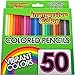 Immersive Color 50 Piece Pre-Sharpened Colored Pencil Set