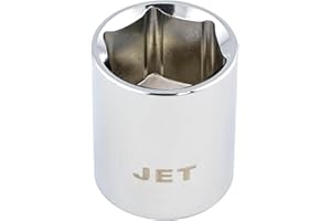JET 671524-3/8-Inch Drive, 24mm, Regular, 6 Point, Metric Chrome Socket