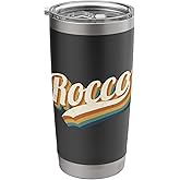 Vintage Rocco Personalized Name Rocco Stainless Steel Insulated Tumbler