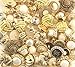 Buttons Galore GB102 Fancy Gold Grab Bag with Craft and Sewing Buttons, 6-Ounce