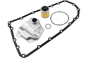 MEMOEO RE0F10A RE0F10B JF011E Transmission Filter Oil Pan Gasket Kit 05191890AA Compatible with Jeep Nissan Dodge Mitsubishi Compass Patriot Rogue Sentra Lancer Outlander Caliber