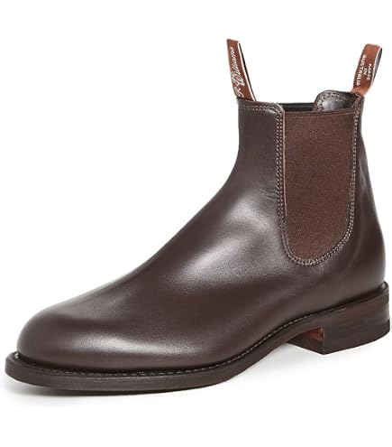SERGIO ROSSI BROWN LEATHER CHELSEA BOOTS US SZ 8 /  7 UK  $1200 RM WILLIAMS Rm williams brown leather - Gem main image 2
