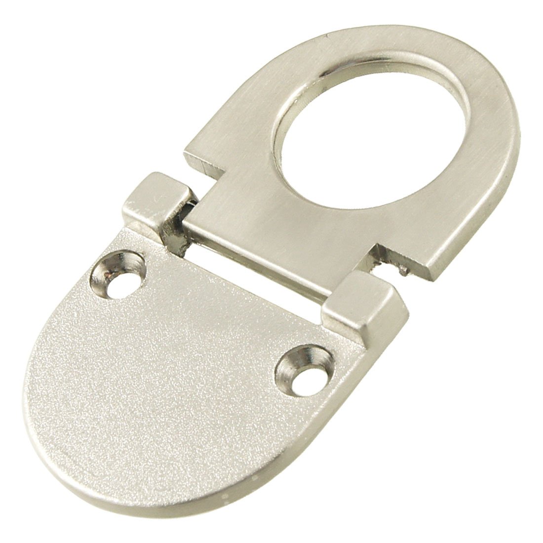 Sourcingmap a12032200ux0457 Metal Cupboard Drawer Flush Mount Pull Ring Handle - Silver Tone