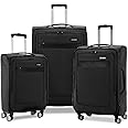 Samsonite Ascella 3.0 Softside Expandable Luggage with Spinner Wheels, 3-Piece Set (20/25/28), Black