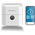 HomBreez Air Purifier and Humidifier Combo for Bedroom, Covers Up to 200ft², H13 True HEPA Filter, 500ML Water Tank, Quiet Cool Mist Top Fill Essential Oil Diffuser for Baby, Pet Room, APP Control