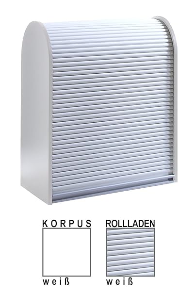 Klenk Dancer Collection - Universalschrank - Korpus: weiß/Rollladen: weiß