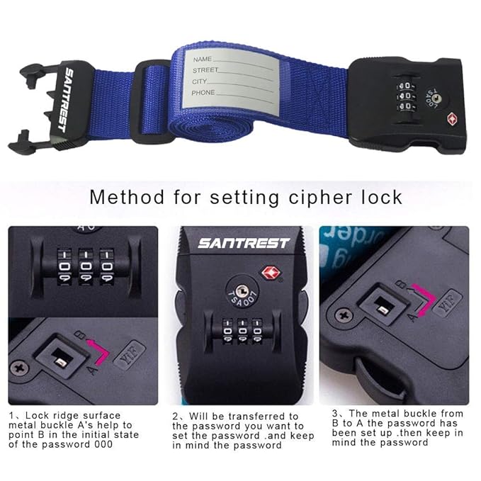 personalised suitcase straps