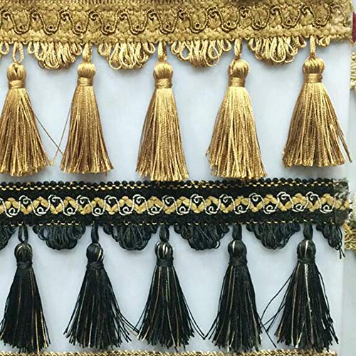 Isali 14m/lot Europe Luxury Curtain lace Accessories for Home Curtain lace Curtain Materials Tassel Jewelry Curtain Trims #20 - (Color: Color 7) - Thumbnail 6