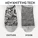 M&Z Men's Low Cut Socks Anti-slid High Grade Camouflage Sock 4 Seasons(4pack)