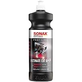 SONAX PROFILINE Ultimate Cut Cutting Compound for Paint Correction, 1 L | Heavy cut compound for vehicles, motorhomes &amp; boats, targeting P1000 sanding marks and paint defects with water-based formula