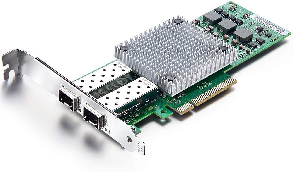 10Gtek 10Gb PCI-E NIC Network Card Dual SFP+ Broadcom BCM57810S SR-IOV