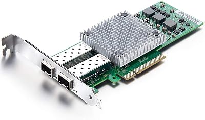 10Gtek 10Gb PCI-E NIC Network Card Dual SFP+ Broadcom BCM57810S SR-IOV