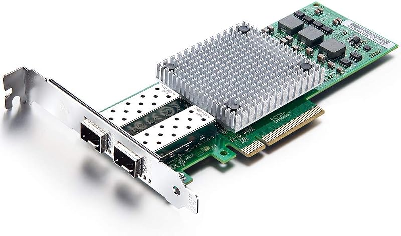 10Gtek 10Gb PCI-E NIC Network Card Dual SFP+ Broadcom BCM57810S SR-IOV