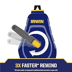 IRWIN Tools STRAIT-LINE COMPACT Chalk Reel, 30