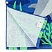 PERYOUN Child 100% Cotton Hooded Towel 24 x 48 inches (BlueShark)