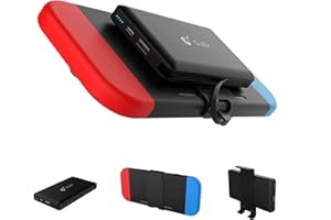 EMPEROR OF GADGETS Portable Power Bank Compatible for Nintendo Switch, 10000mAh 5V/3A Flash Rechargeable Extended Battery Backup Charger Case for Smartphone and Switch