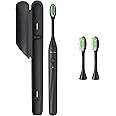 Philips Sonicare Rechargeable Toothbrush, Brush Head Bundle, Shadow Black, BD3001/AZ