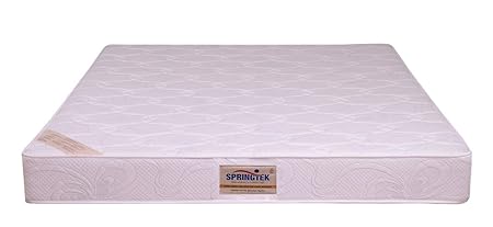 Springtek Ortho Pocket Spring 6-inch Queen Size Mattress (White, 78x60x6)