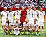 2015 Women's World Cup Team USA Champions 8X10 Photo #2
