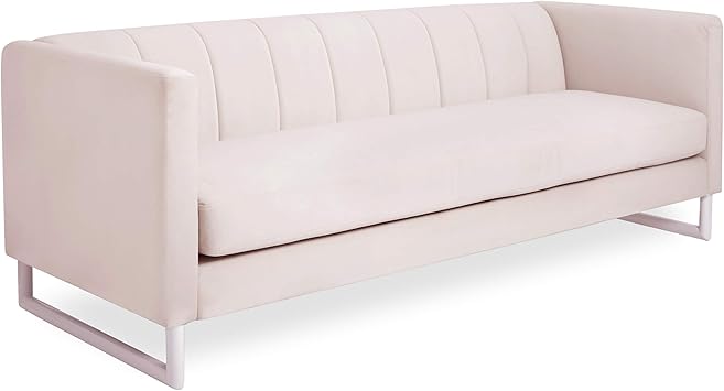 Amazon Com Now House By Jonathan Adler Vally Sofa Blush Kitchen