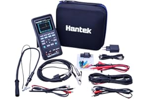 Hantek 4 in 1 Automotive Diagnostic USB oscilloscope 2 Channel 80MHz Signal Generator Handheld Digital multimeter kit+Wave Ge