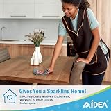 AIDEA Microfiber Cloth Pack of 8 30x30 cm Lint Free Streak Free Grey view 6
