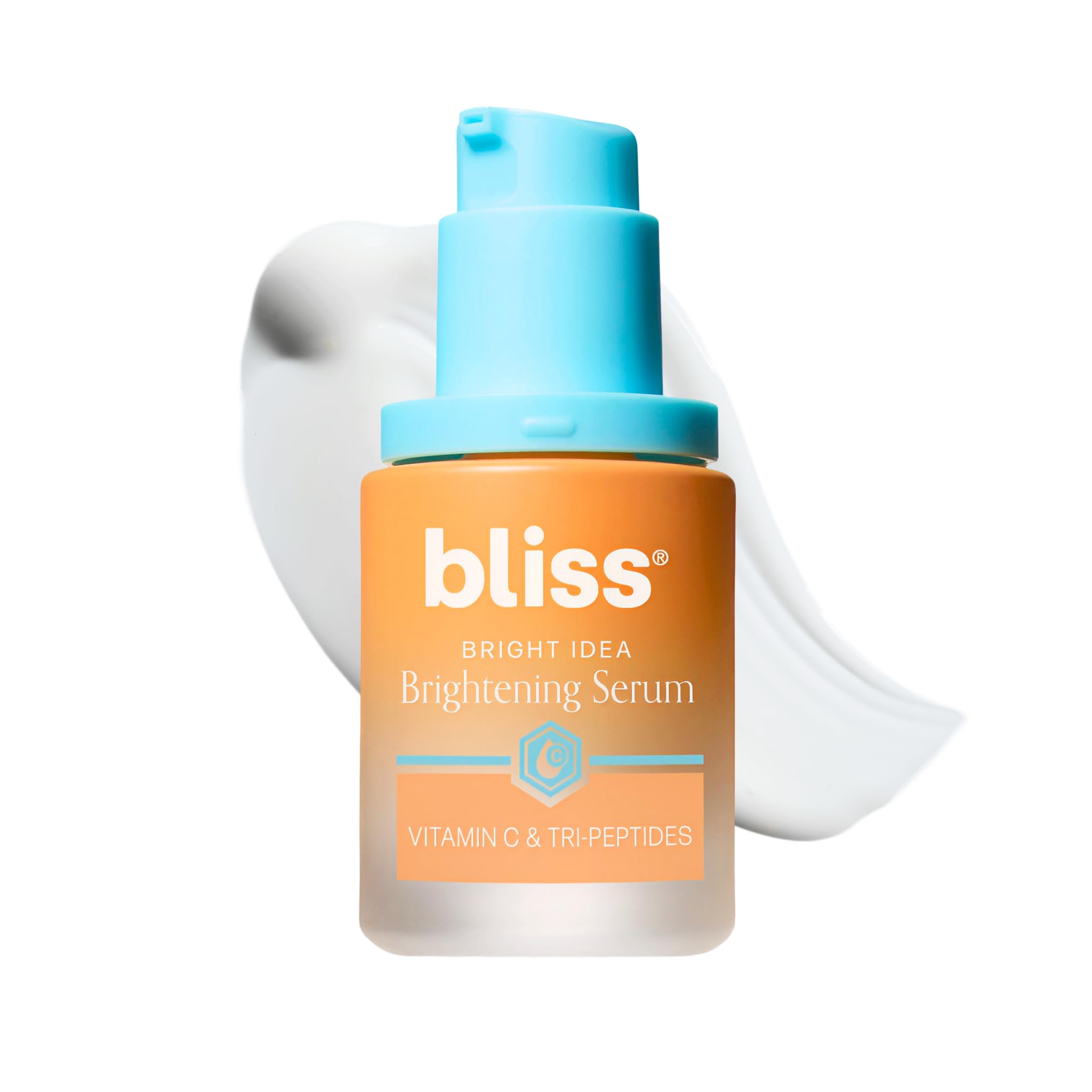 Bliss Vitamin C + Tri-Peptide Bright Idea Serum – 15% Brightening + Barrier Boost Complex for Radiant, Firm Skin – Anti-Aging Face Serum Boosts Collagen & Elasticity - 1 fl oz — image 1