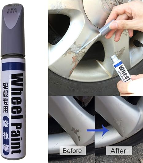 Car Wheel Scratch Remover Anti Rust Wheel Hub Paint Scratch Repair Whaterproof Car Wheel Scratch Repair Kit No Fade Auto Wheel Scratch Repair Paint