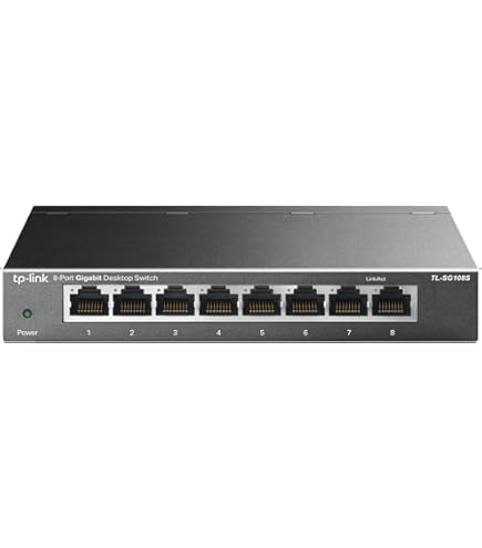 Amazon.com: TP-Link LS1008G Gigabit Ethernet Switch 8 Ports