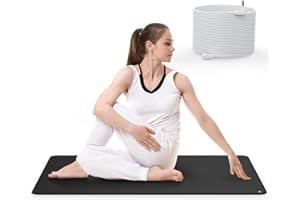 SORSWEET Grounding Mat for Sleep, Energy, Pain Relief, Inflammation, Balance, Wellness. Earth Connected Therapy. Indoor Grounding at Home, Office, Work. 15 Foot Cord Included. Conductive Carbon