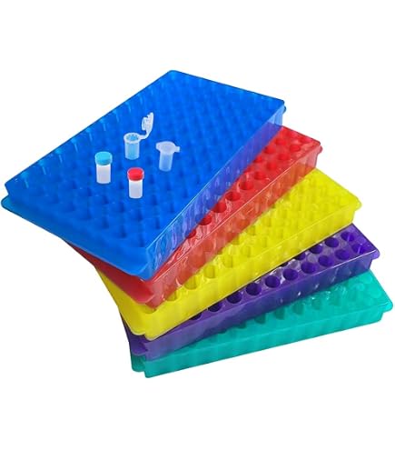 Modular Tube Rack System Cole-Parmer Autoclavable Polypropylene Test ...
