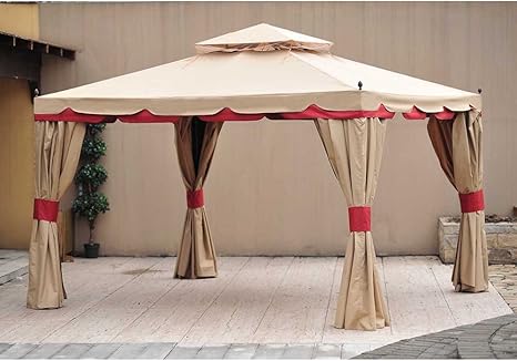 Sunjoy 110109308 Replacement Curtain For L Gz215pst 1 10x12 Benen