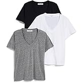 perfectwhitetee Women's Hendrix Tee 3 Pack
