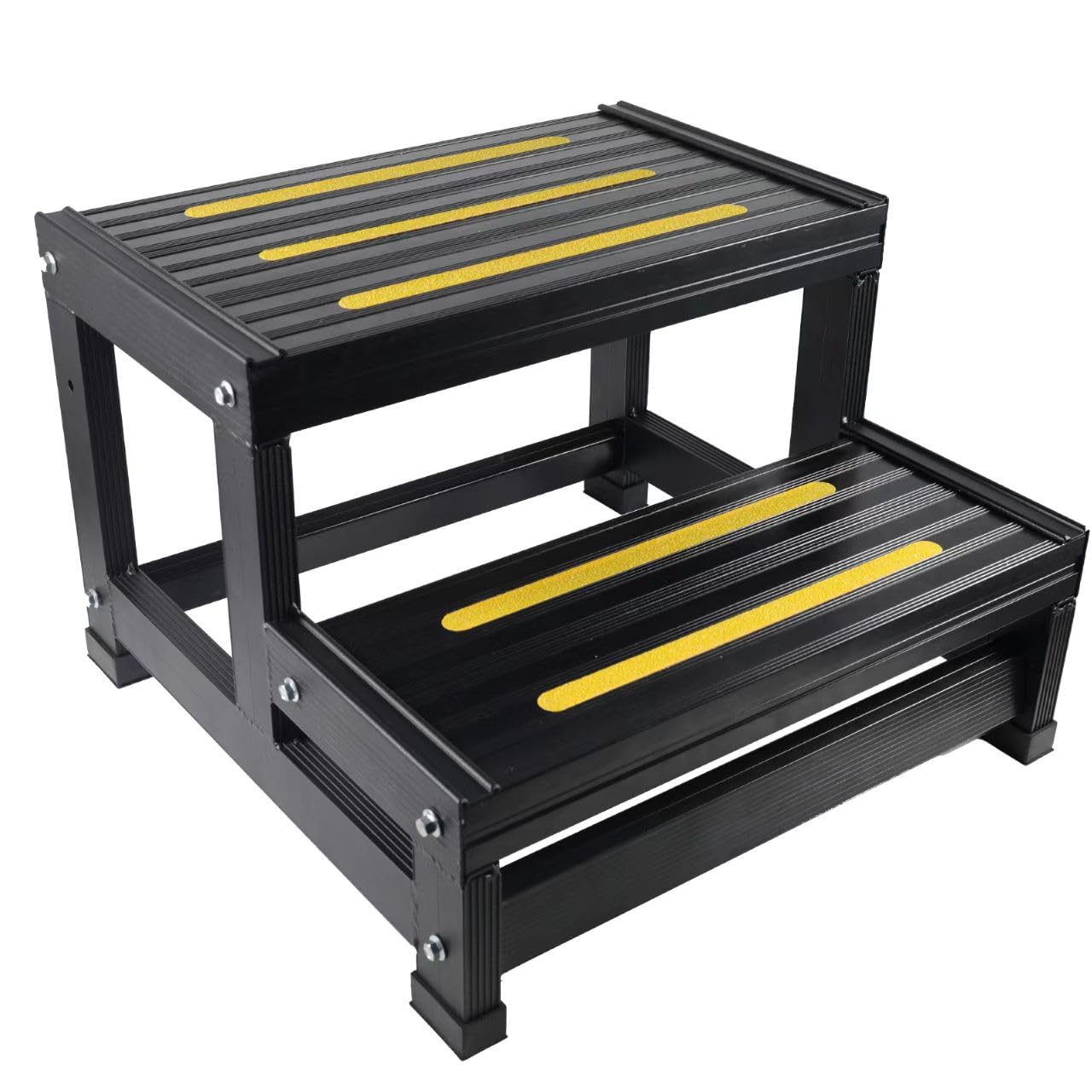 Photo 1 of Aluminum Spa Step Hot Tub Step-Heavy Duty Metal Indoor/Outdoor High Riser Half Step - Non-Slip All Weather Top & Feet Mobility Assistance 500 LBS Load Capacity