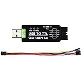 Waveshare Industrial USB to TTL Converter with Original FT232RNL Onboard and Multi Protection Circuits Support Multi Systems 