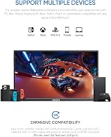 ARZOPA 14.0 Portable Monitor 1080p IPS HDR 3 in 1 USB-C HDMI Speaker Stand view 6