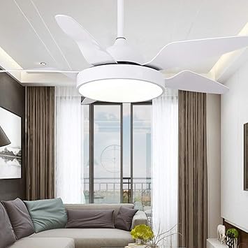 Amazon Com Naf Modern 52 Black White Ceiling Fan Remote Control