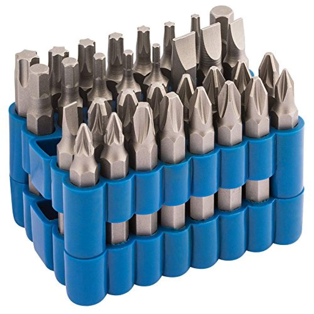 Draper 82387 Screwdriver Bit Set - Silver (32-Piece), 50 mm