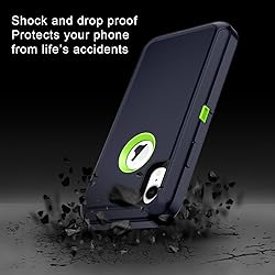 I-HONVA for iPhone XR Case Shockproof Dust/Drop
