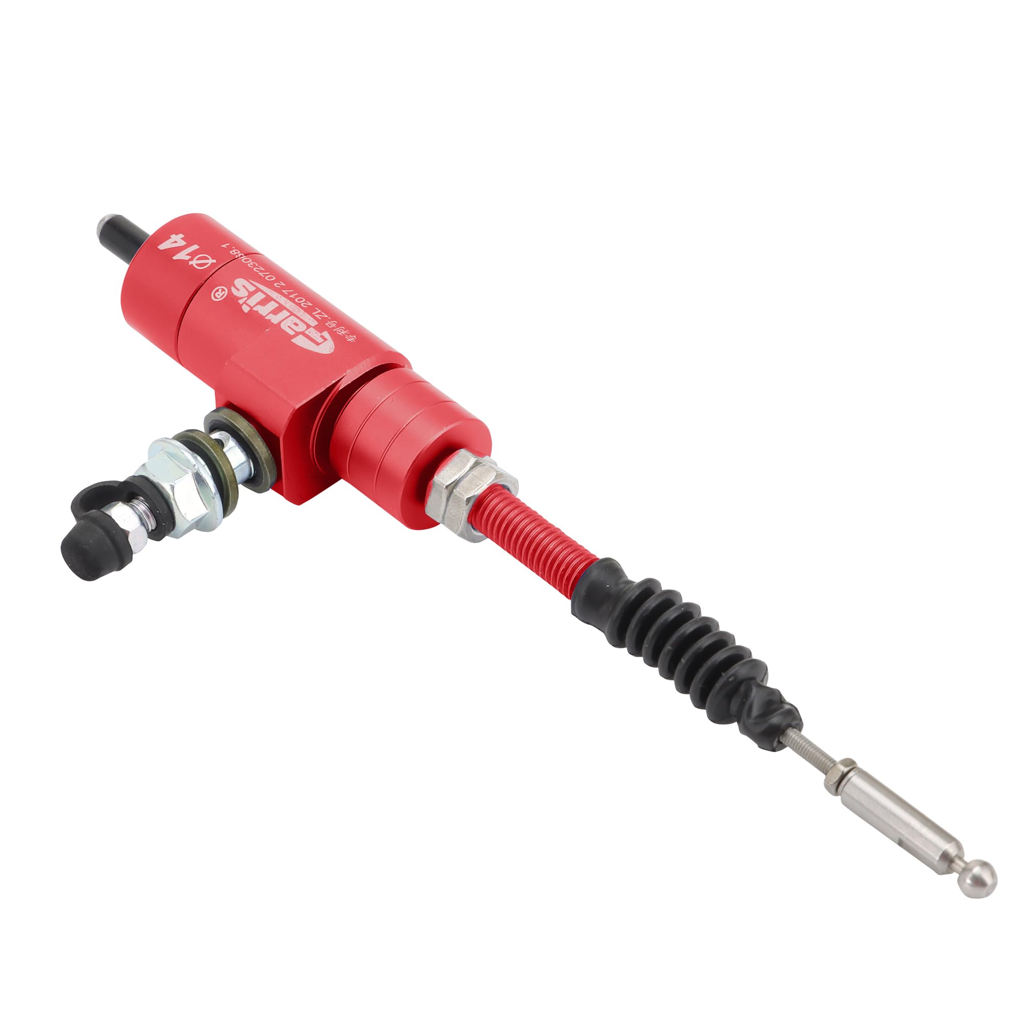 WOOSTAR M8 x 1.25mm Motorcycle Hydraulic Clutch Master Cylinder Brake Pump Replacement for YZ125 YZ250 YZ250F YZ450F WR250F WR450F CRF230F Shadow ACE 750 Deluxe Pit Bike ATV 4 Wheeler Quad Scooter Red