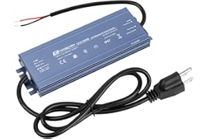 Q QINGCHEN LED Power Supply Waterproof IP67 100W 12V DC 8.3A,AC to DC Transformer Adapter with Plug,100V-264V Input 12 Volt Constant Voltage Output Transformer Driver