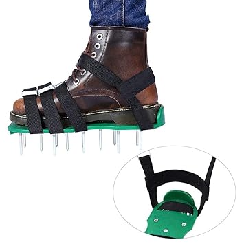 Baumarkt YoungRich Rasenbelüfter Schuhe Rasenlüfter Hochleistungs-Spike