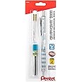 Pentel GraphGear 1000 Mechanical Pencil - Automatic Drafting Pencil - 0.7mm Lead Size - Includes 50 Lead Refills & 4 Eraser Refills
