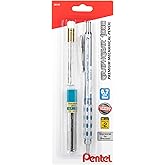 Pentel GraphGear 1000 Mechanical Pencil - Automatic Drafting Pencil - 0.7mm Lead Size - Includes 50 Lead Refills 
4 Eraser R