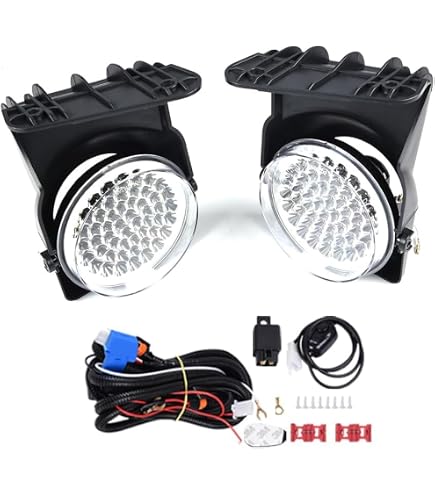 Aazon.co: Par De Faros Delanteros Para Sierra Pickup 1500 2500 3500