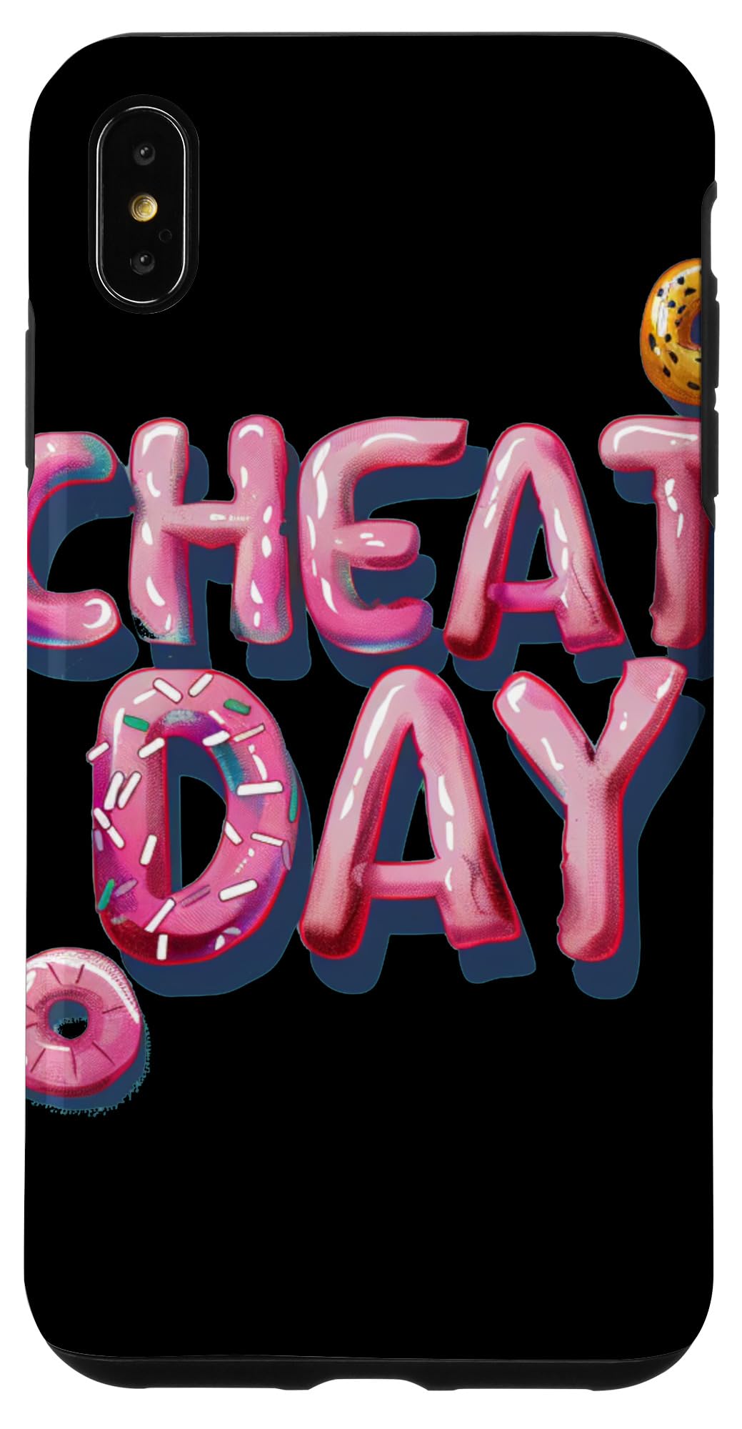 iPhone XS Max Funny Cheat Day Speech Case