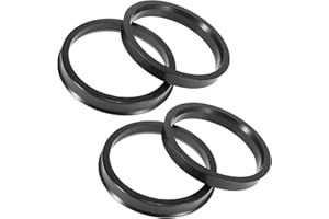 ACROPIX 64.1 to 74.1mm Hub Centric Rings Black - Pack of 4